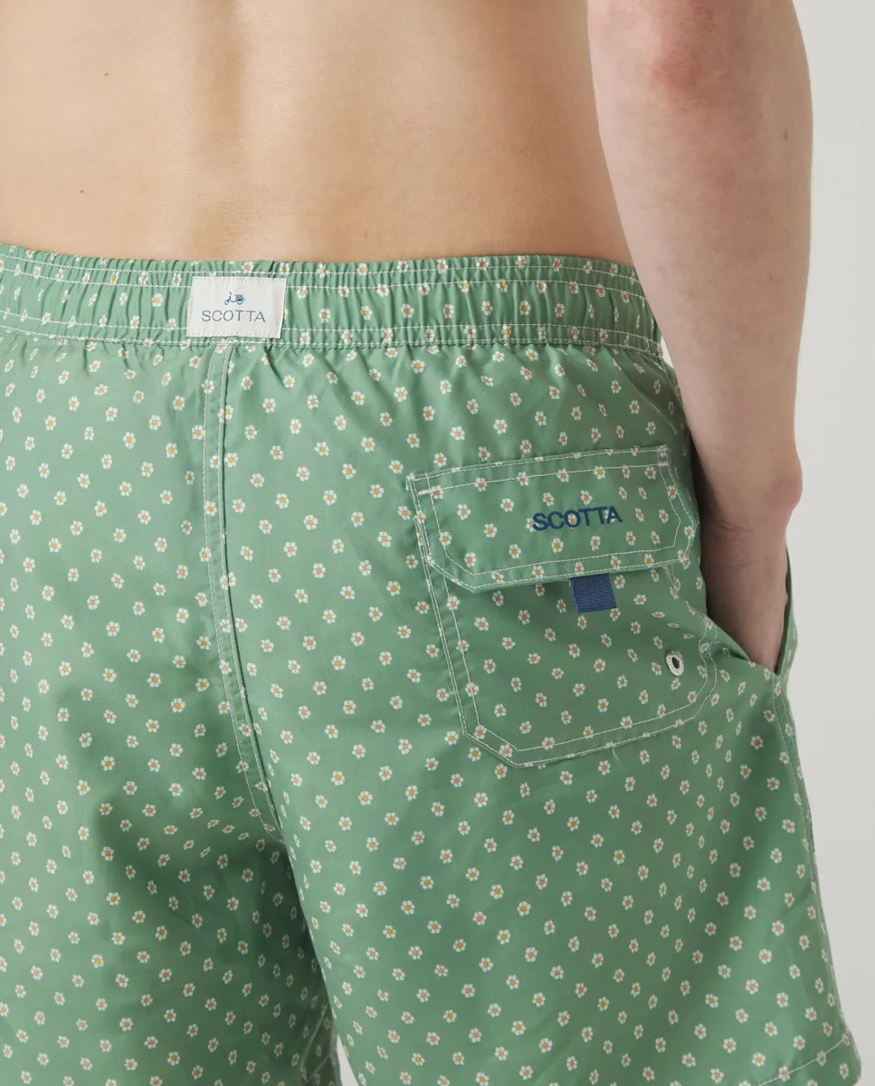 Bañador Flowers Classic Khaki - Image 5