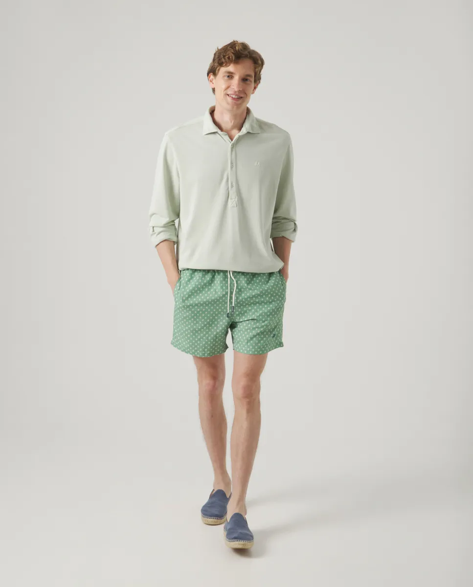Bañador Flowers Classic Khaki - Image 6