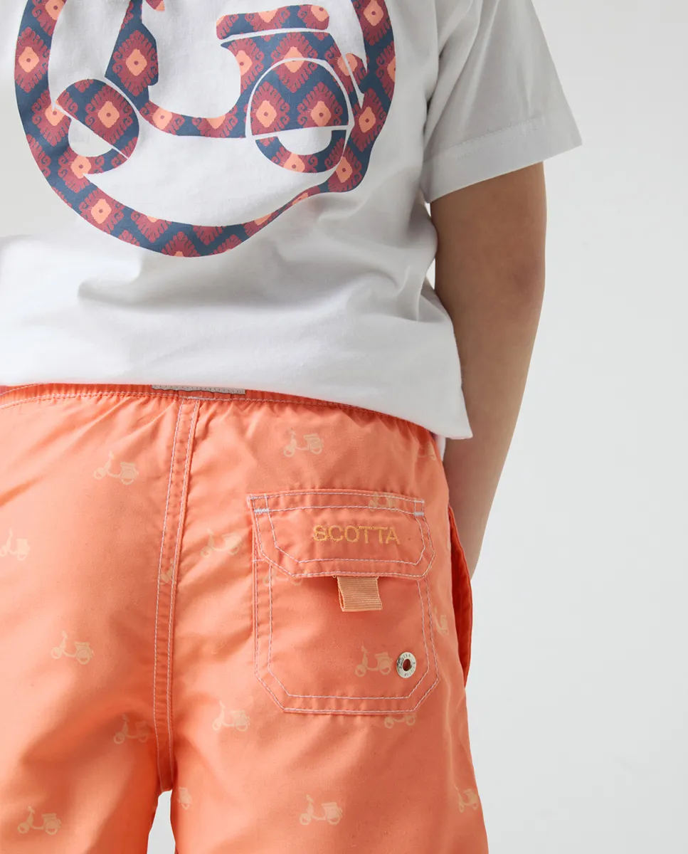 Bañador Niño Logo Coral - Image 3