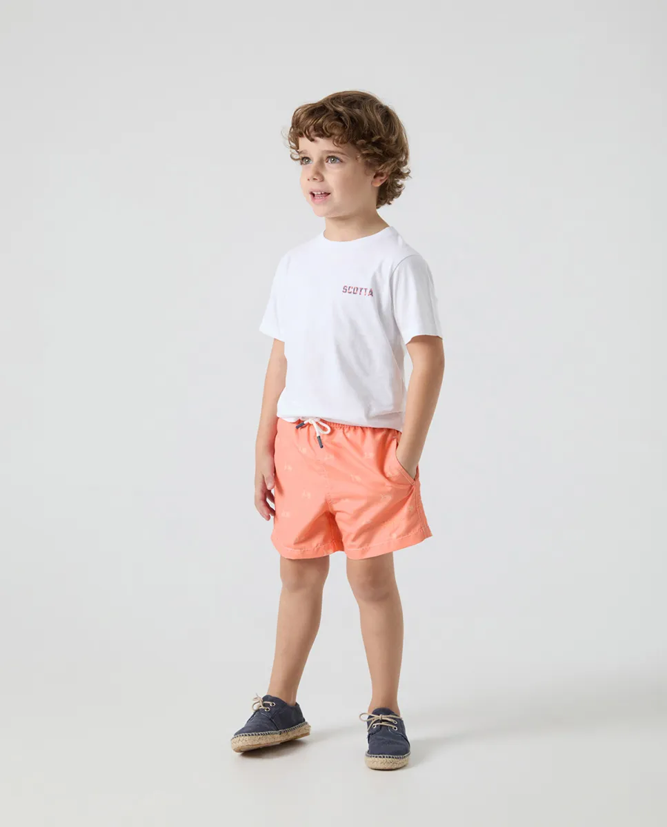 Bañador Niño Logo Coral - Image 5