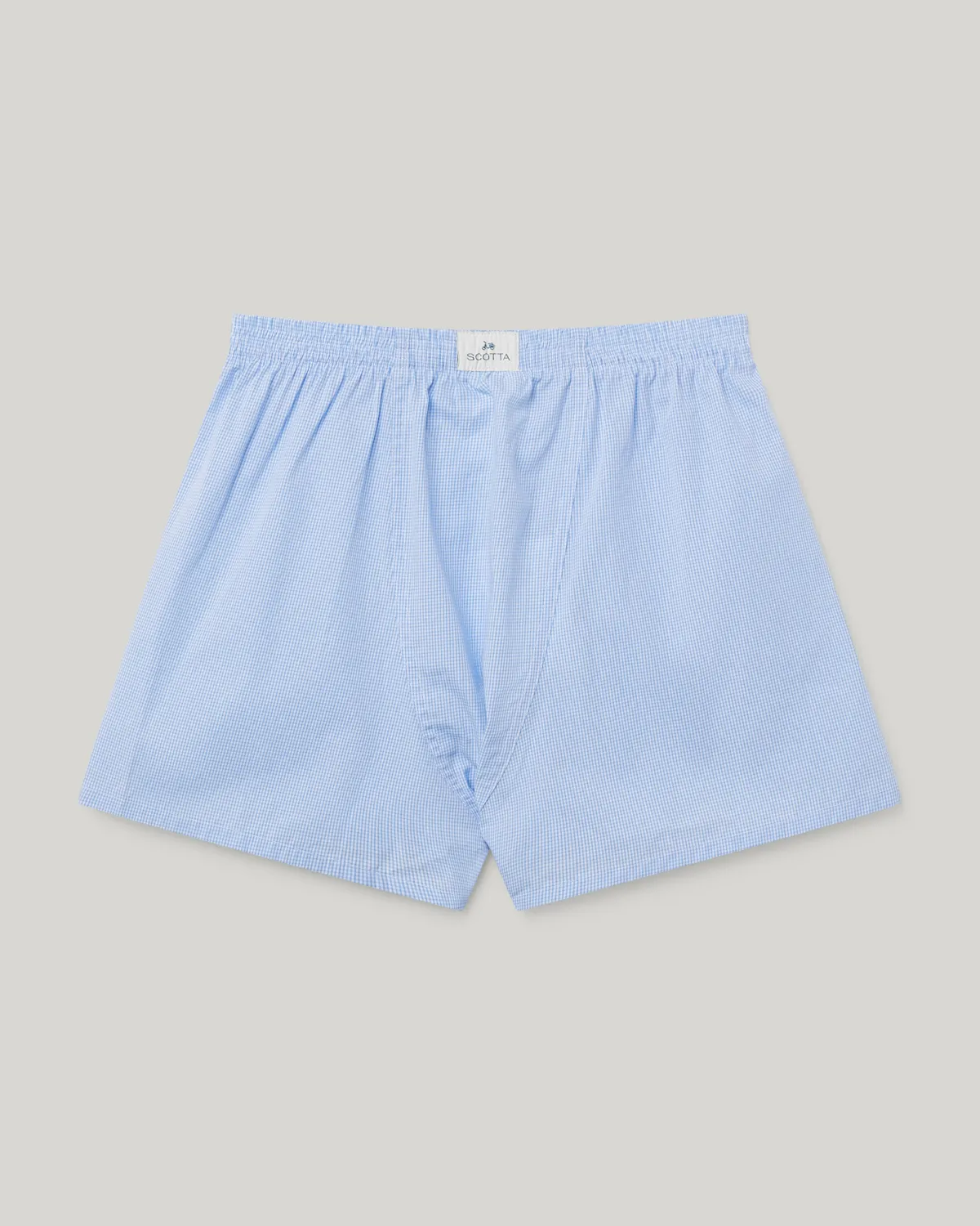 Calzoncillos vichy orgánico celeste - Image 3