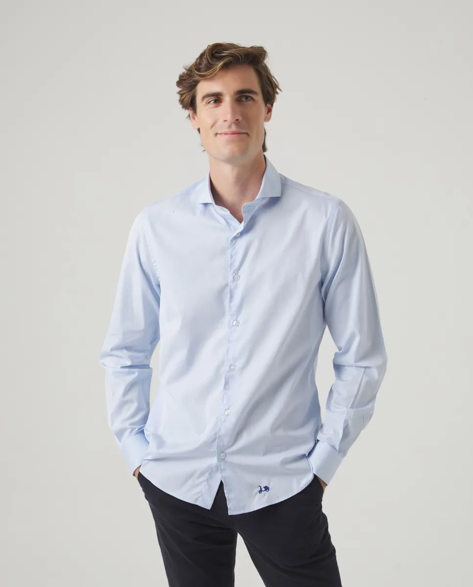Camisa Classic Celeste