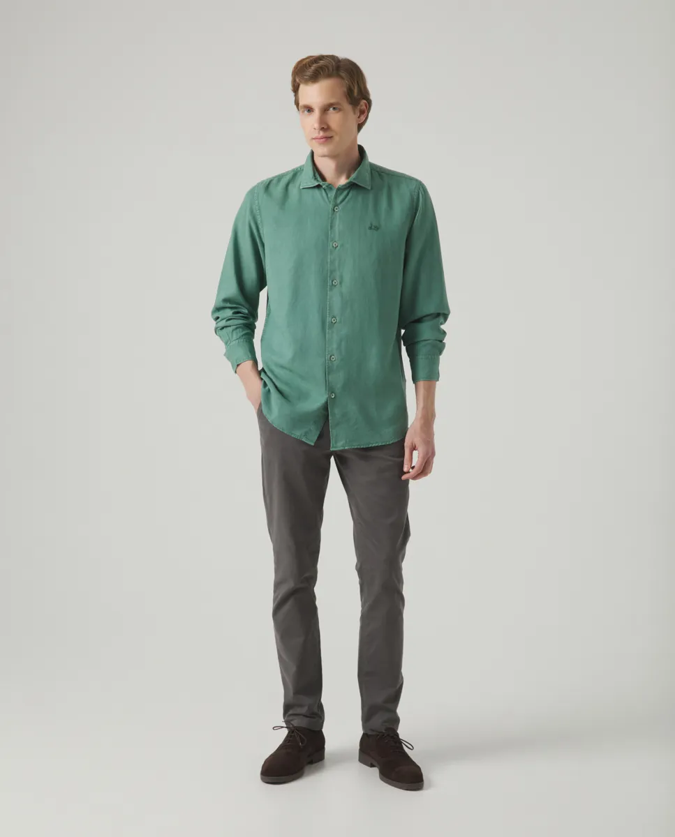 Camisa Forest Tencel Linen Océano - Image 4