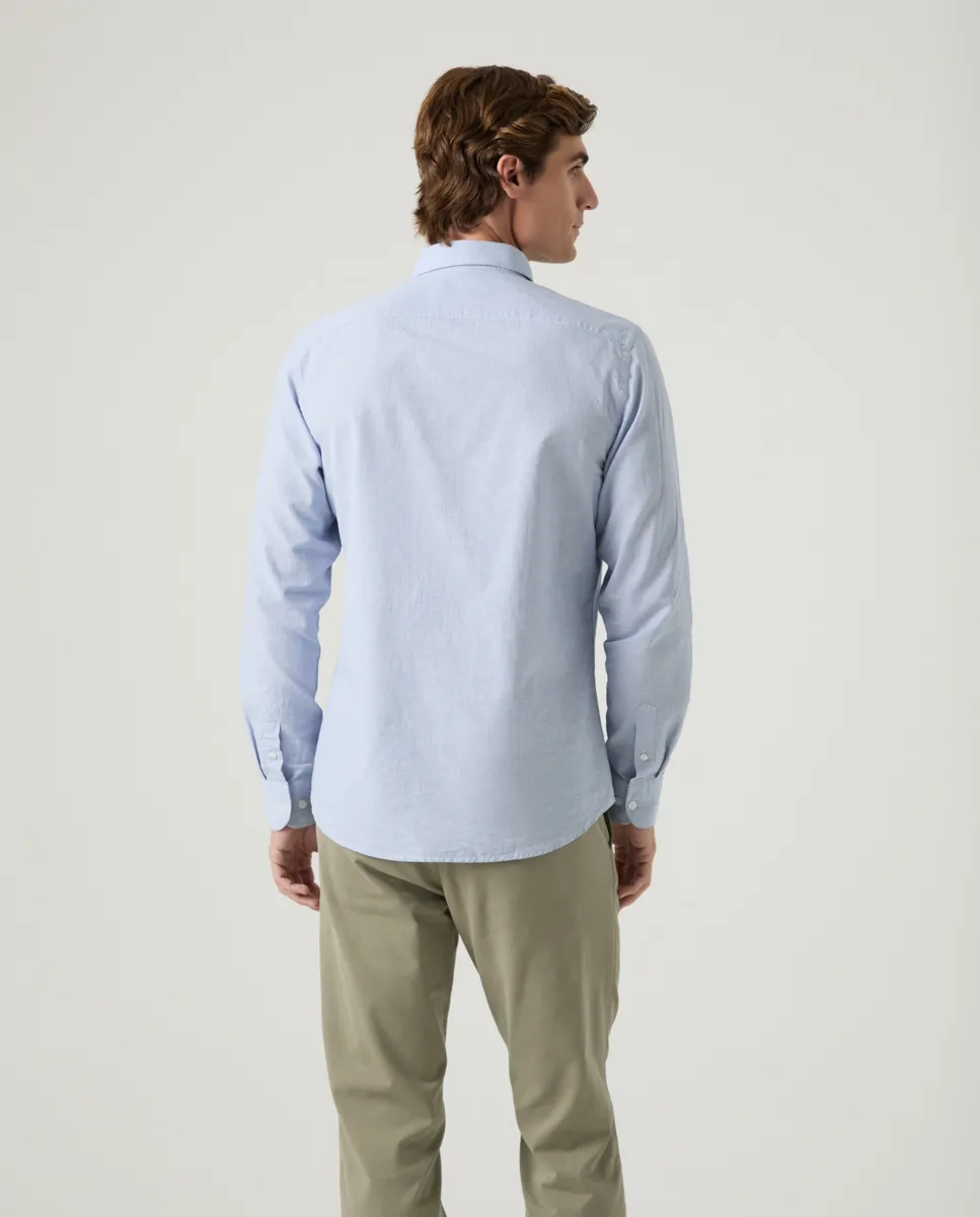 Camisa Mil Cuadros Azul Denim - Image 3