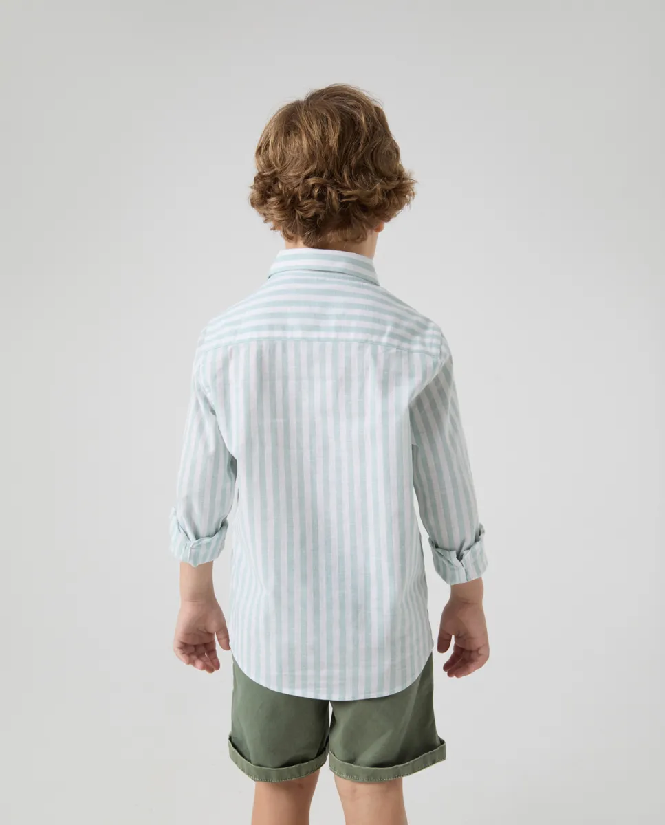 Camisa Niño Stone Verde - Image 3