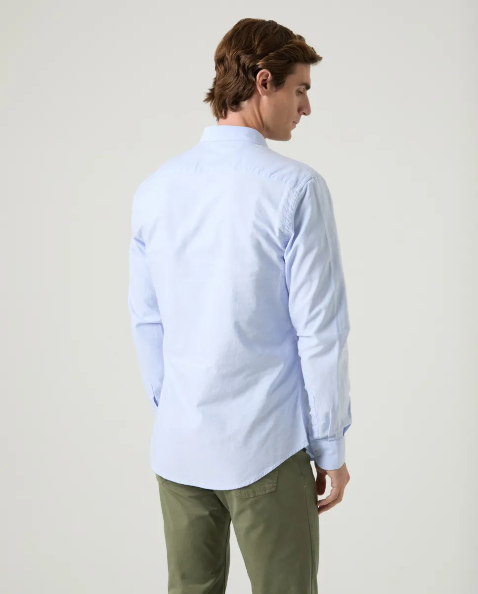 Camisa Oxford Celeste - Image 3