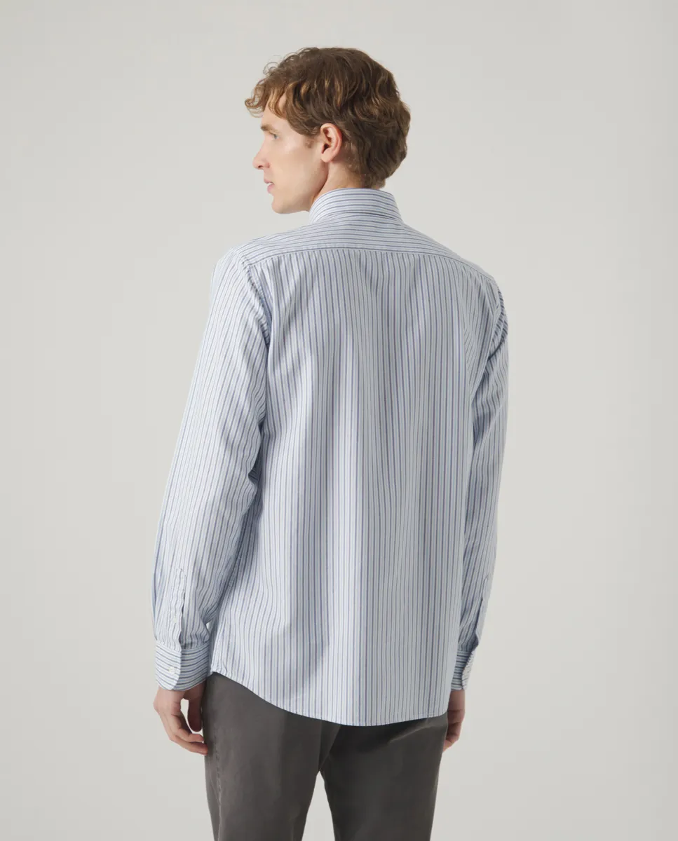Camisa Oxford Rayas Marino - Image 3