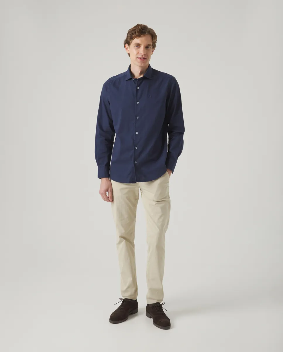 Camisa Oxford Tintada Marino - Image 5