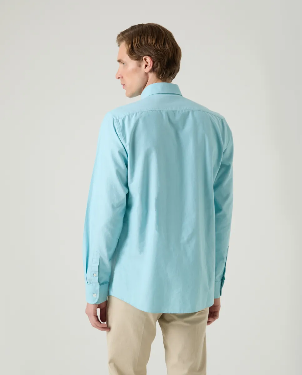 Camisa Oxford Turquesa - Image 3