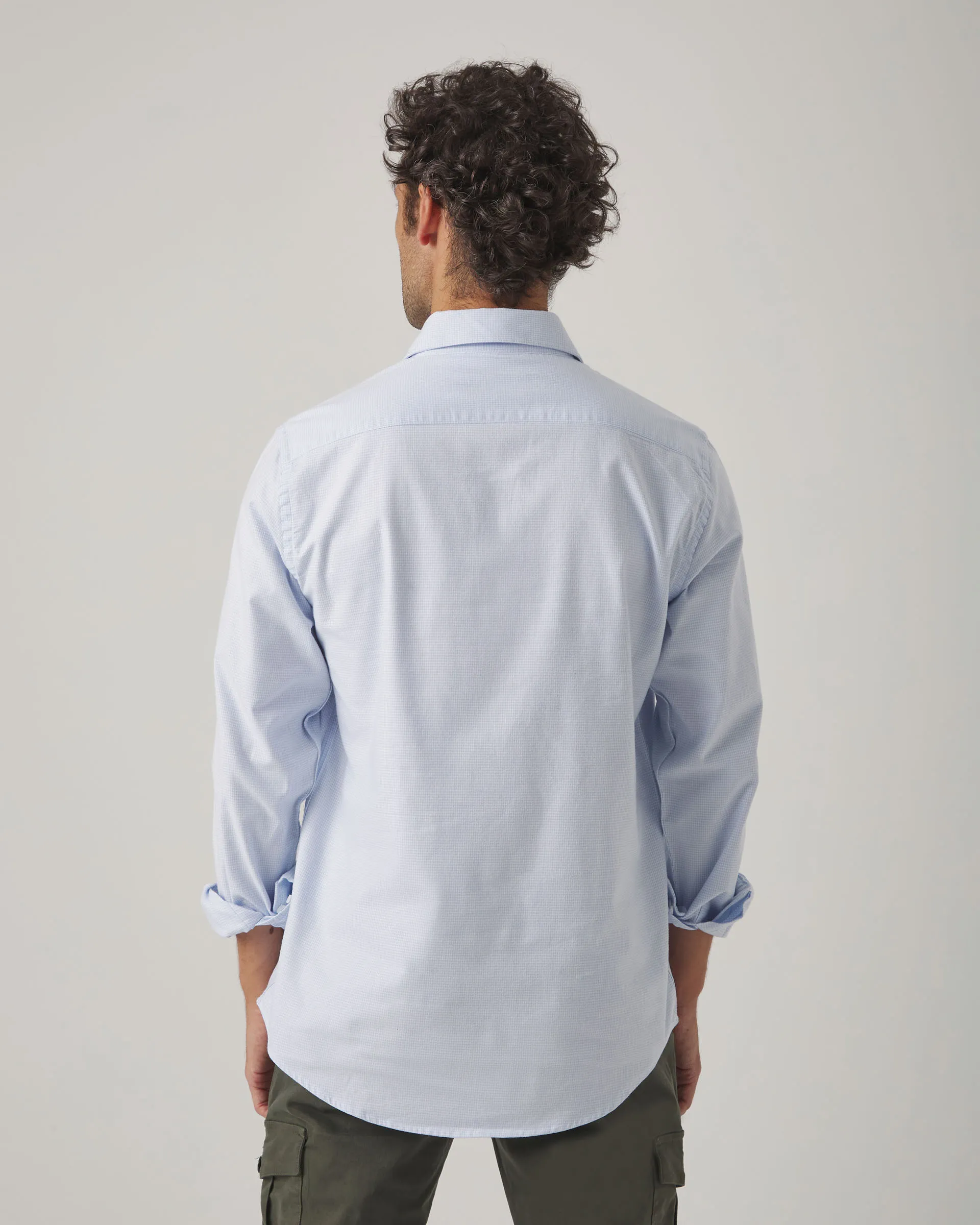 Camisa Polera Gallo Celeste - Image 3