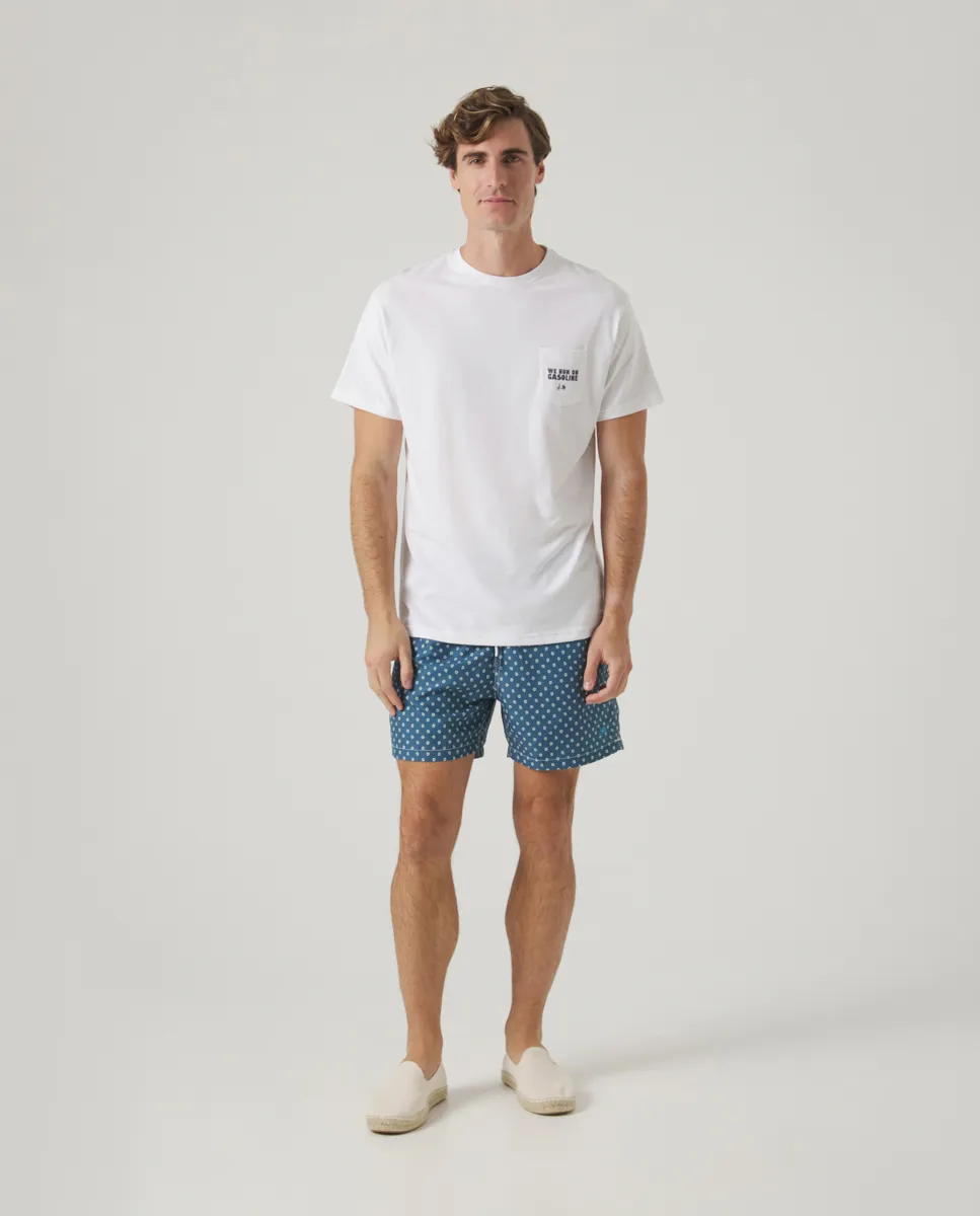 Camiseta Animal Pocket Blanco - Image 4