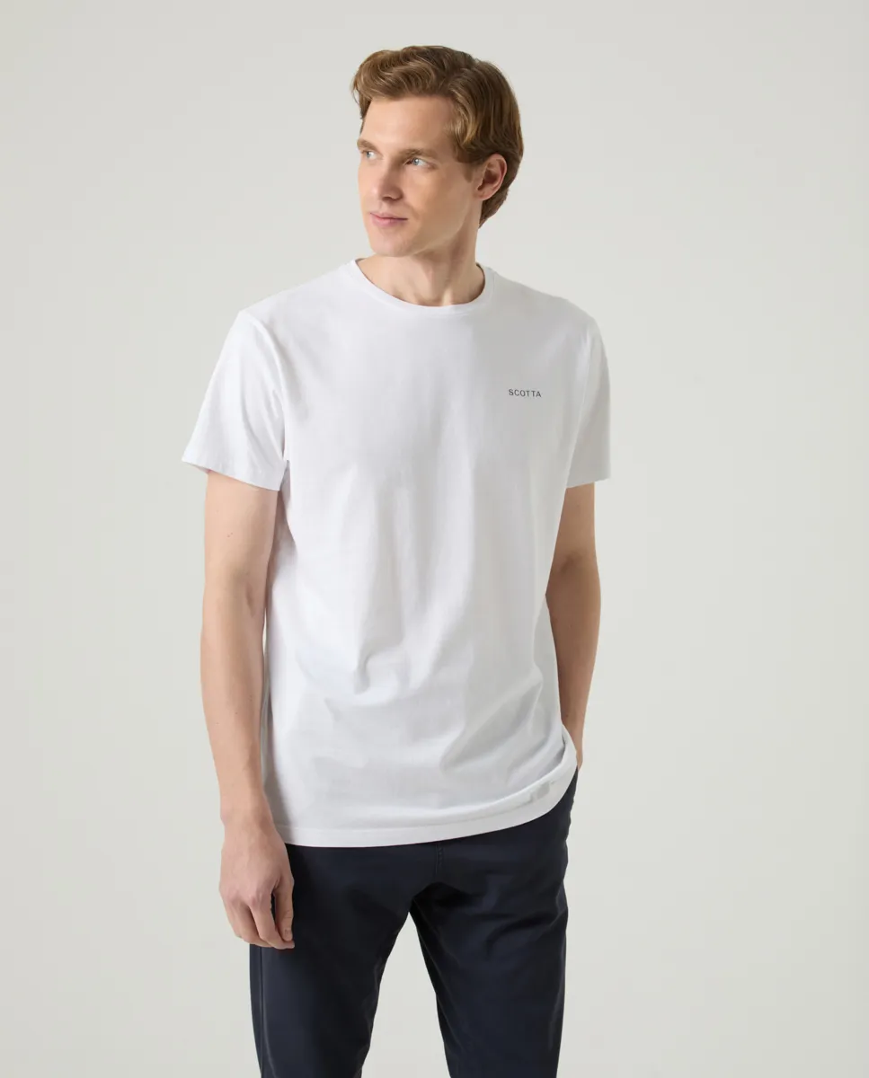 Camiseta Logo Espalda Blanco