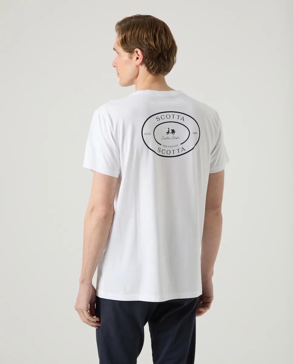 Camiseta Logo Espalda Blanco - Image 2