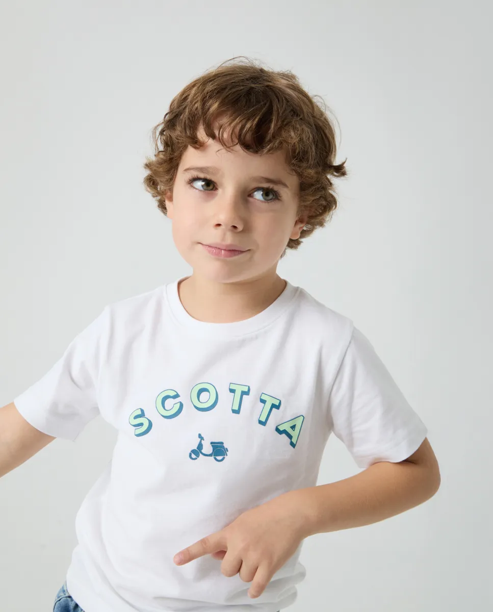Camiseta Niño Scotta Blanco - Image 4
