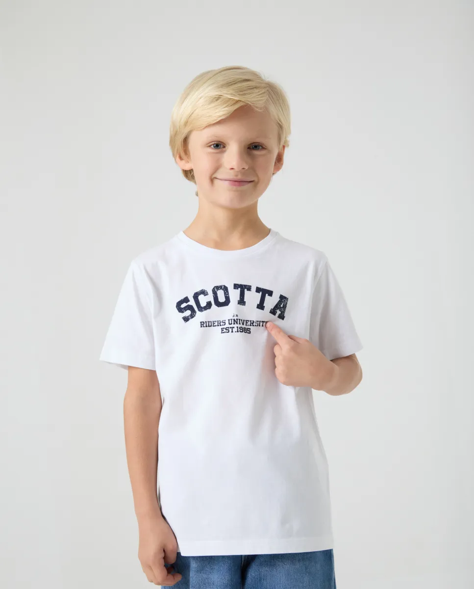Camiseta Niño Scotta University Blanco - Image 5