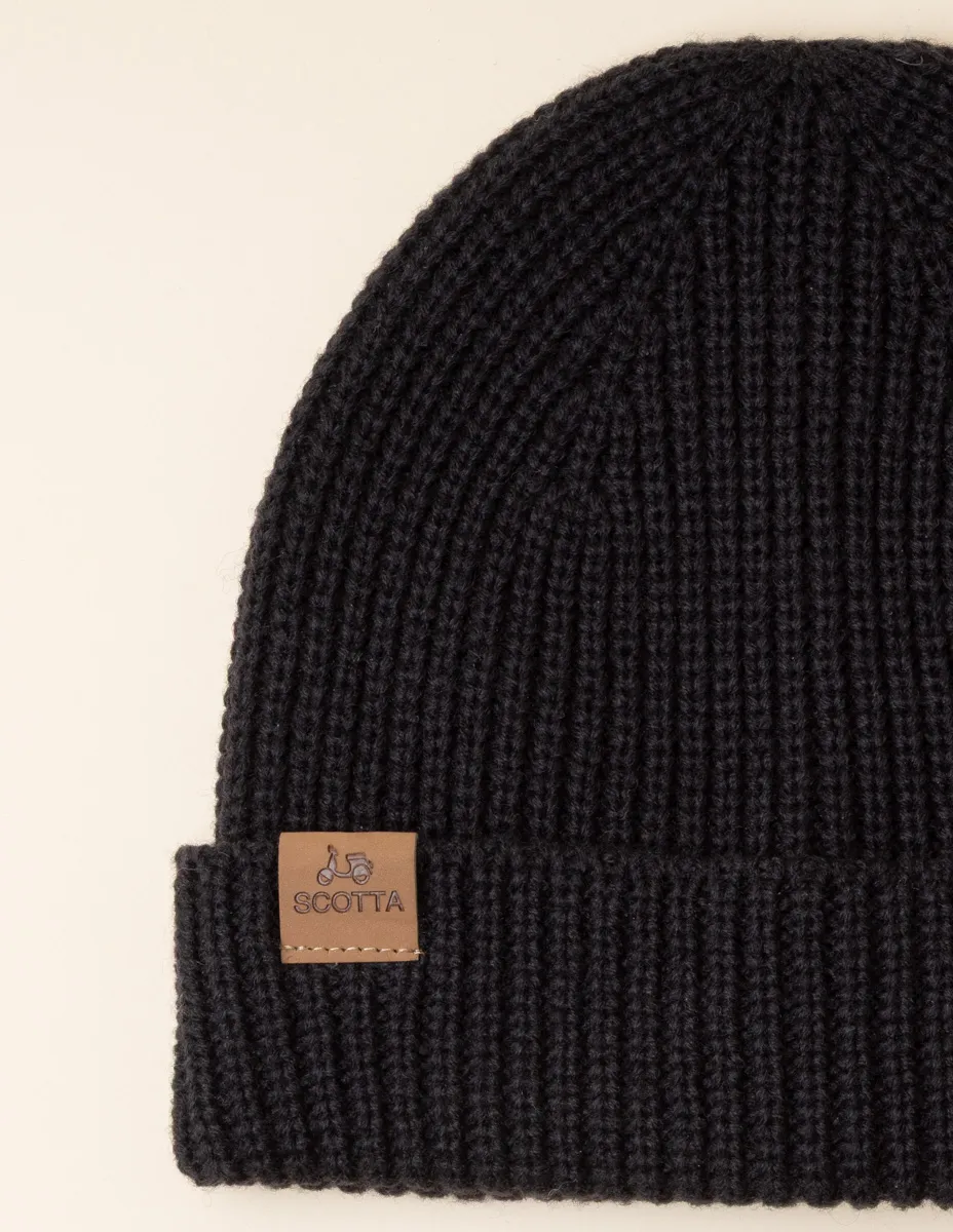 Gorro canalé gris - Image 2