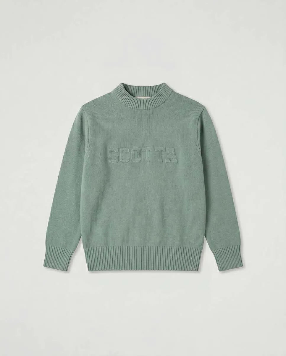 Jersey Niño Scotta Verde Grisaceo - Image 5