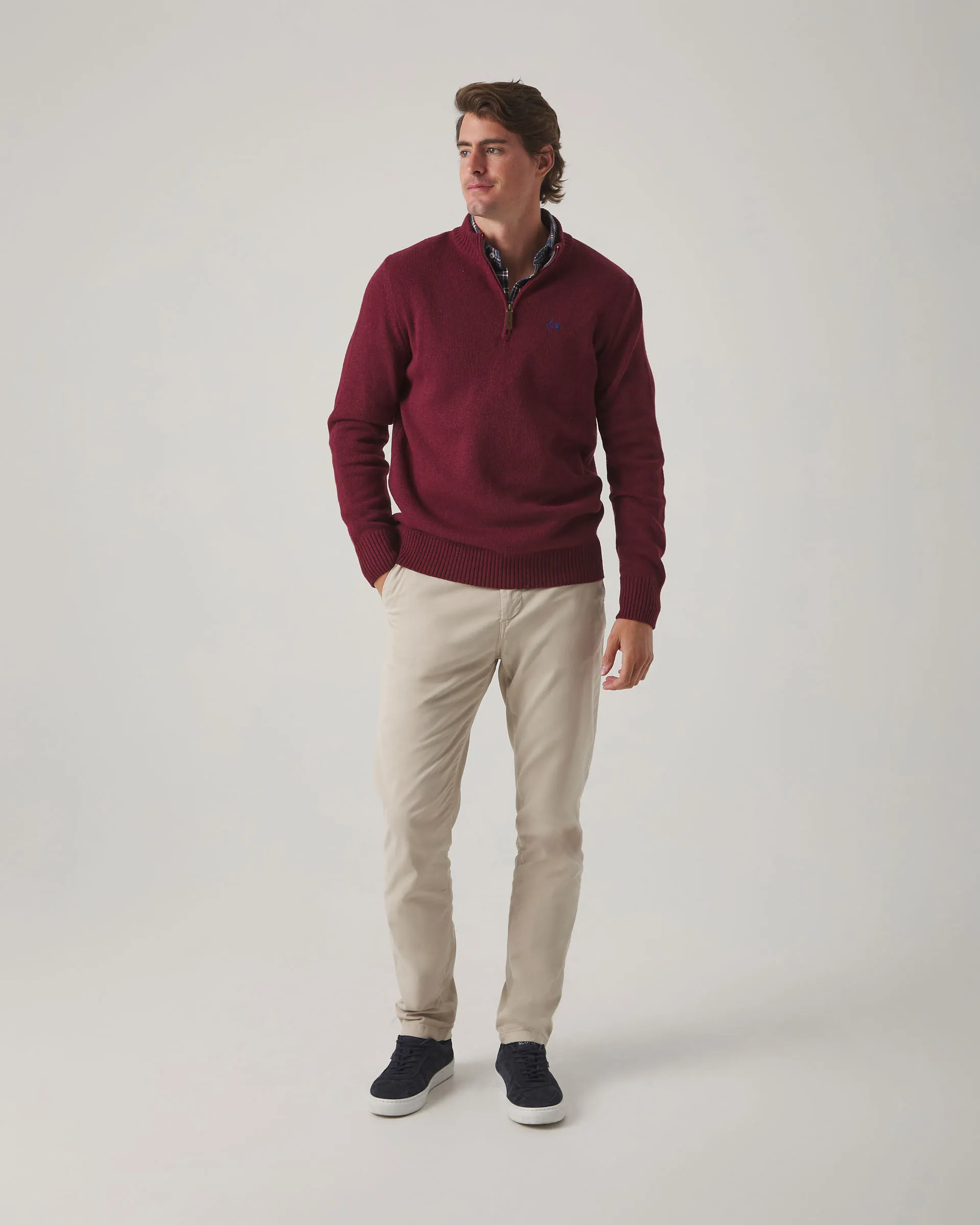 Jersey Zip Burdeos - Image 4