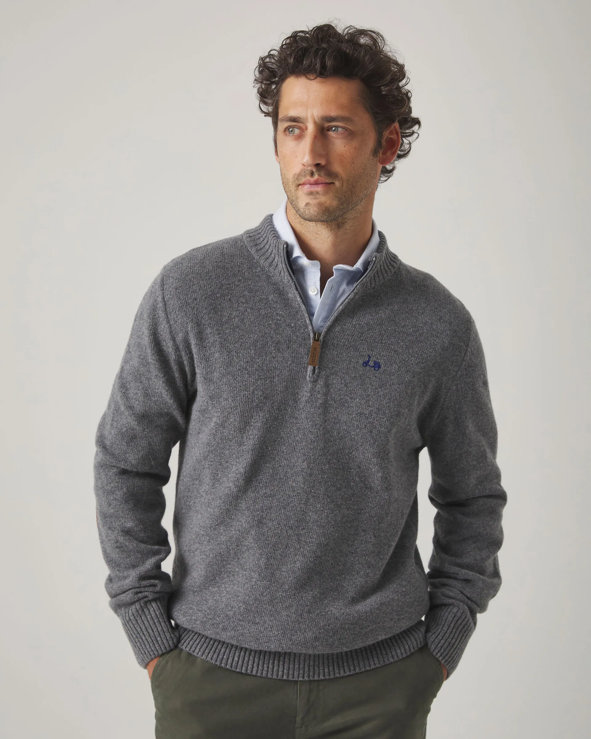 Jersey Zip Gris - Image 2