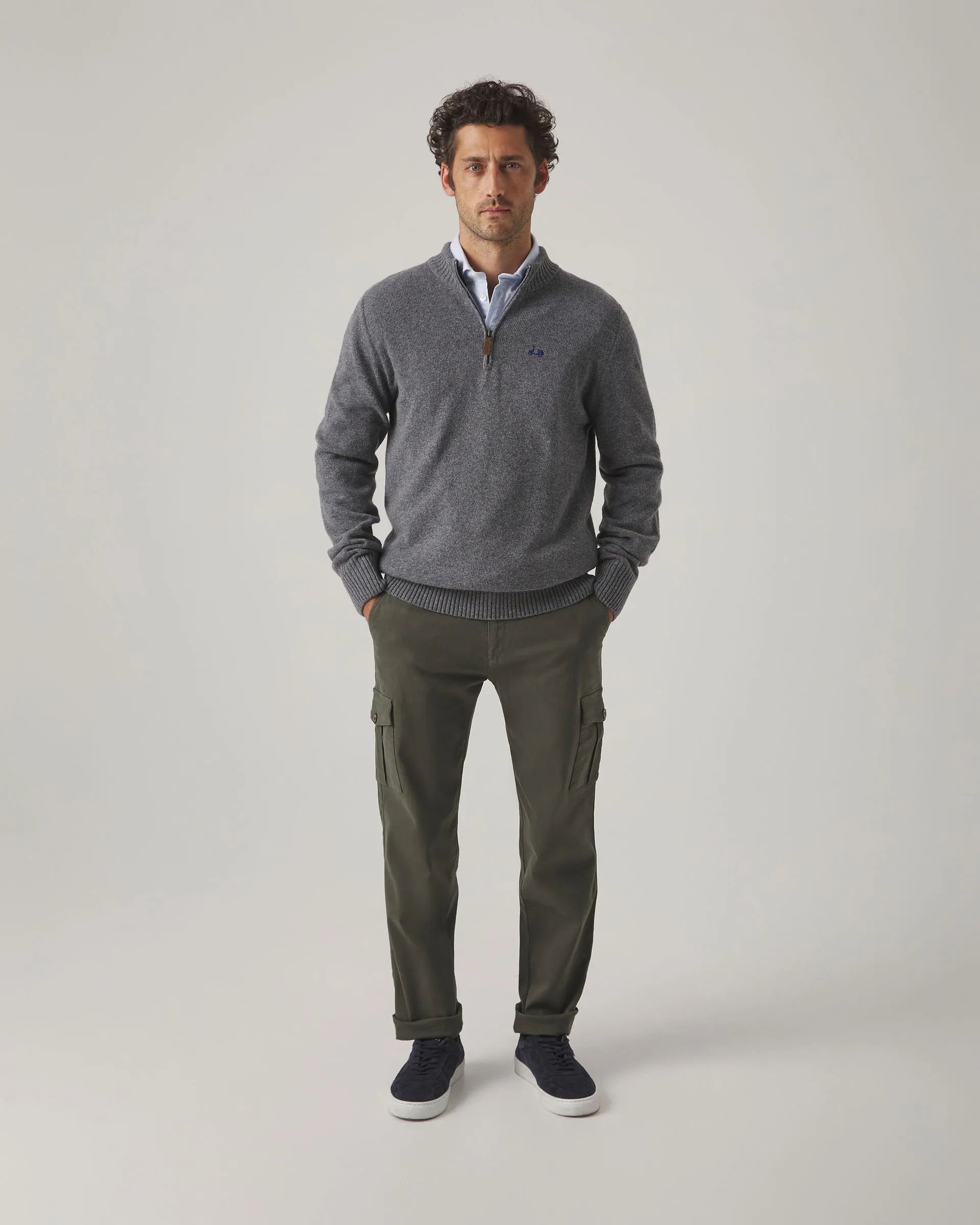 Jersey Zip Gris - Image 3
