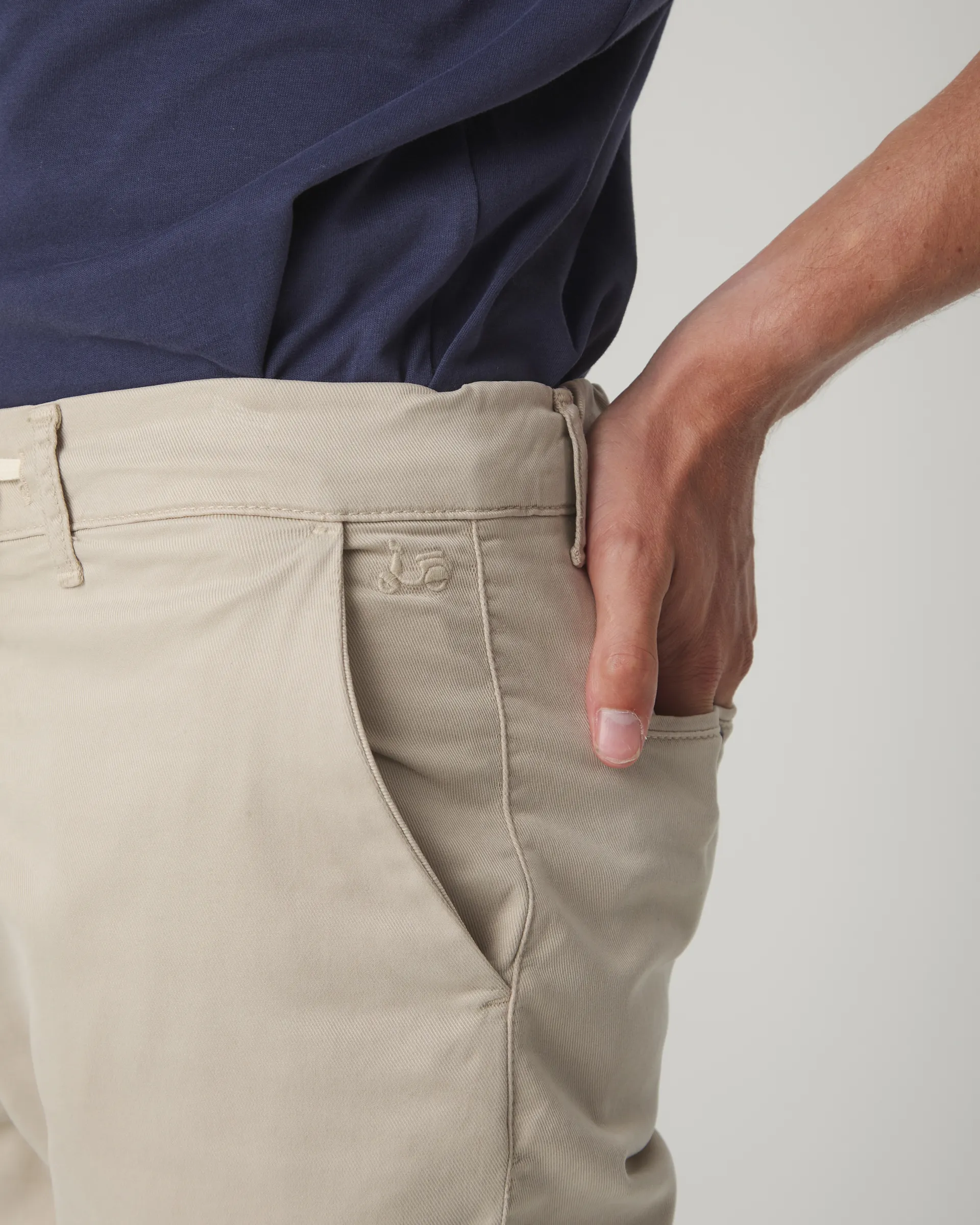 Pantalón Jogging Garment Dyed Beige - Image 5