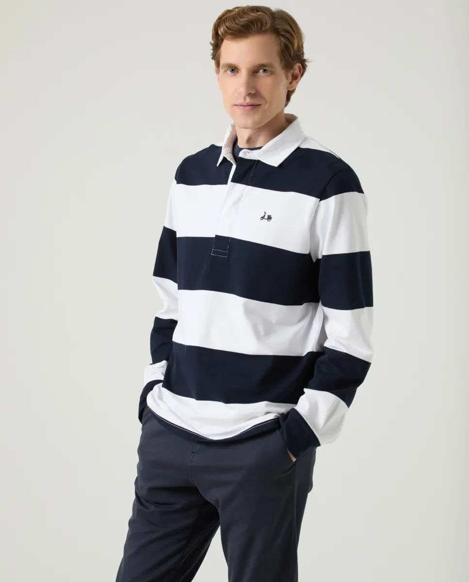 Polo James Stripes Marino - Image 5