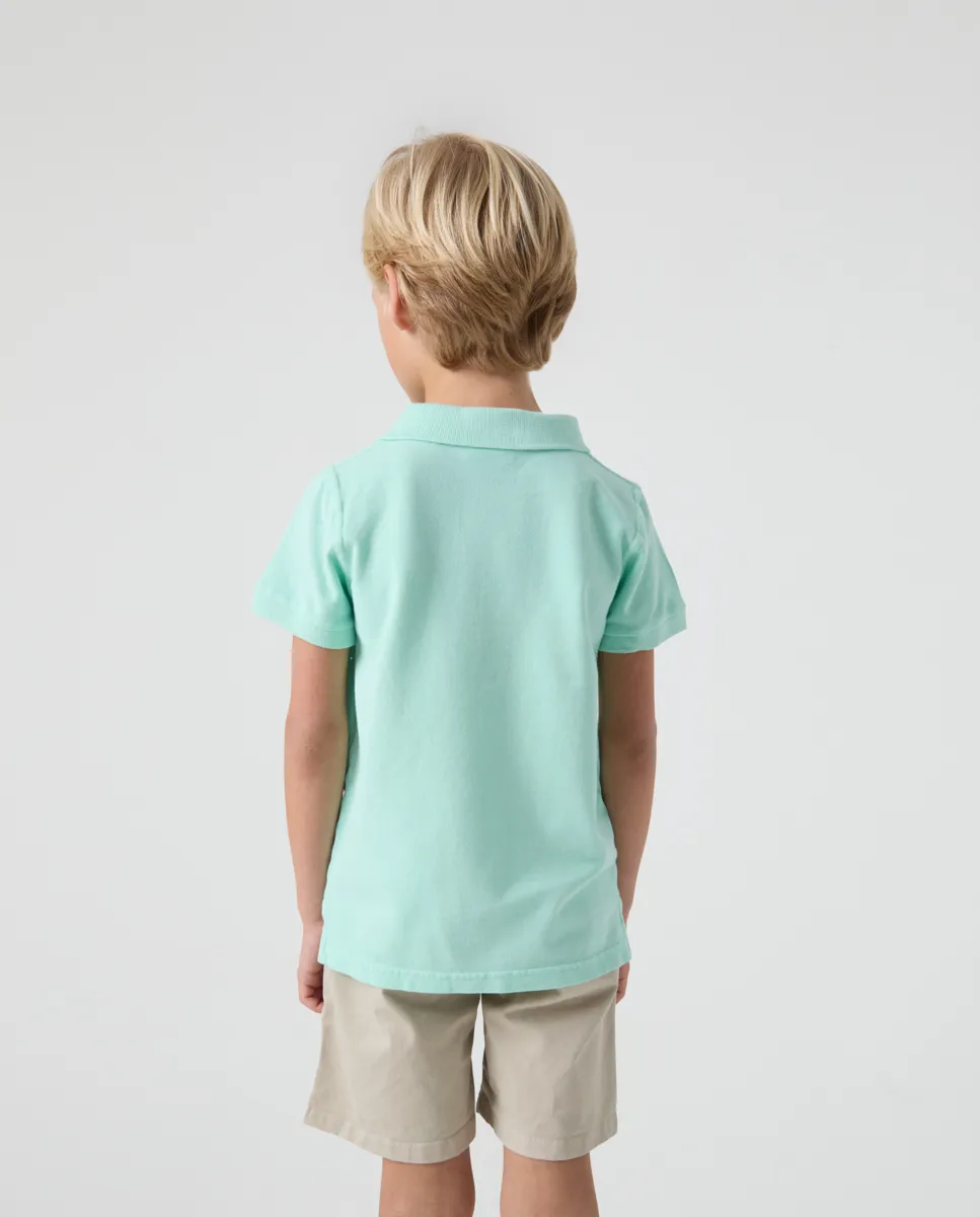 Polo Niño Garment Verde Agua - Image 3