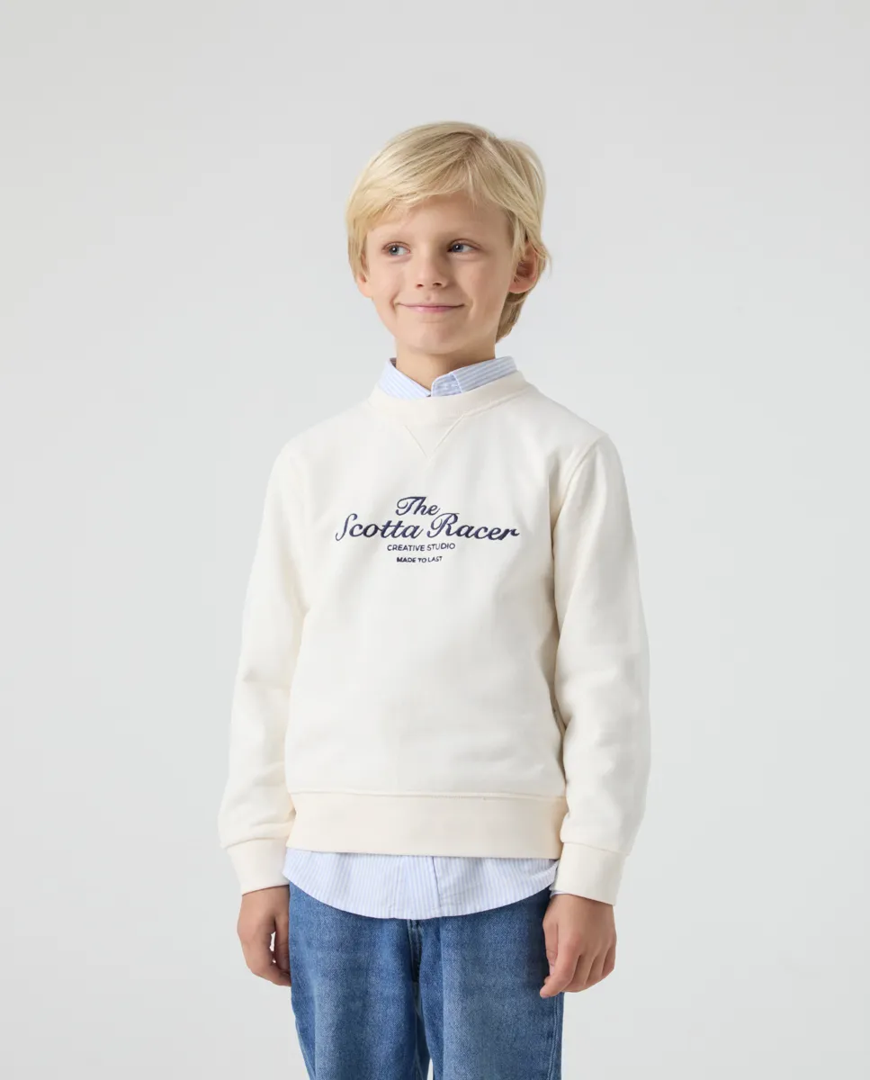 Sudadera Niño Scotta Racer Crudo - Image 3
