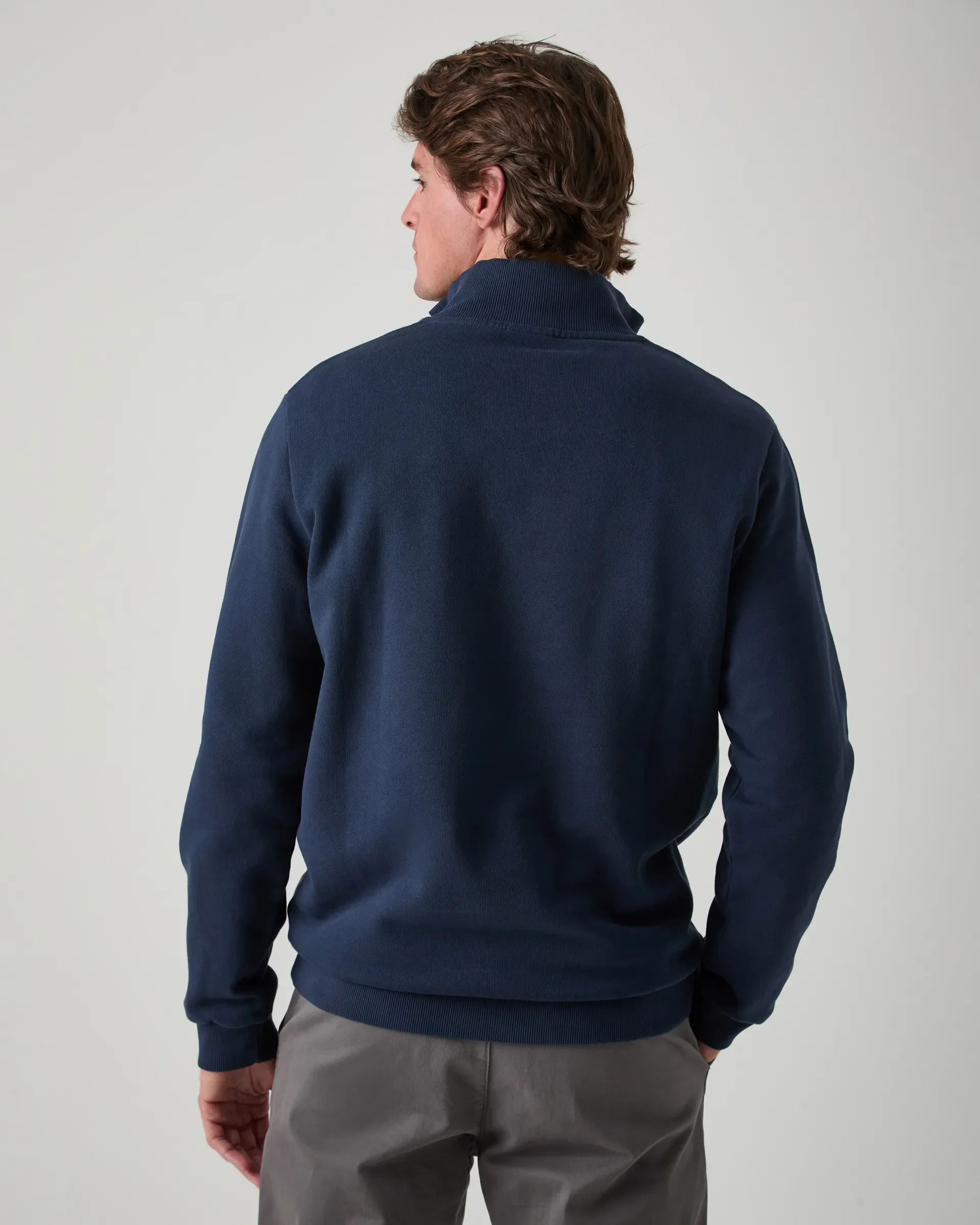 Sudadera zip marino - Image 4